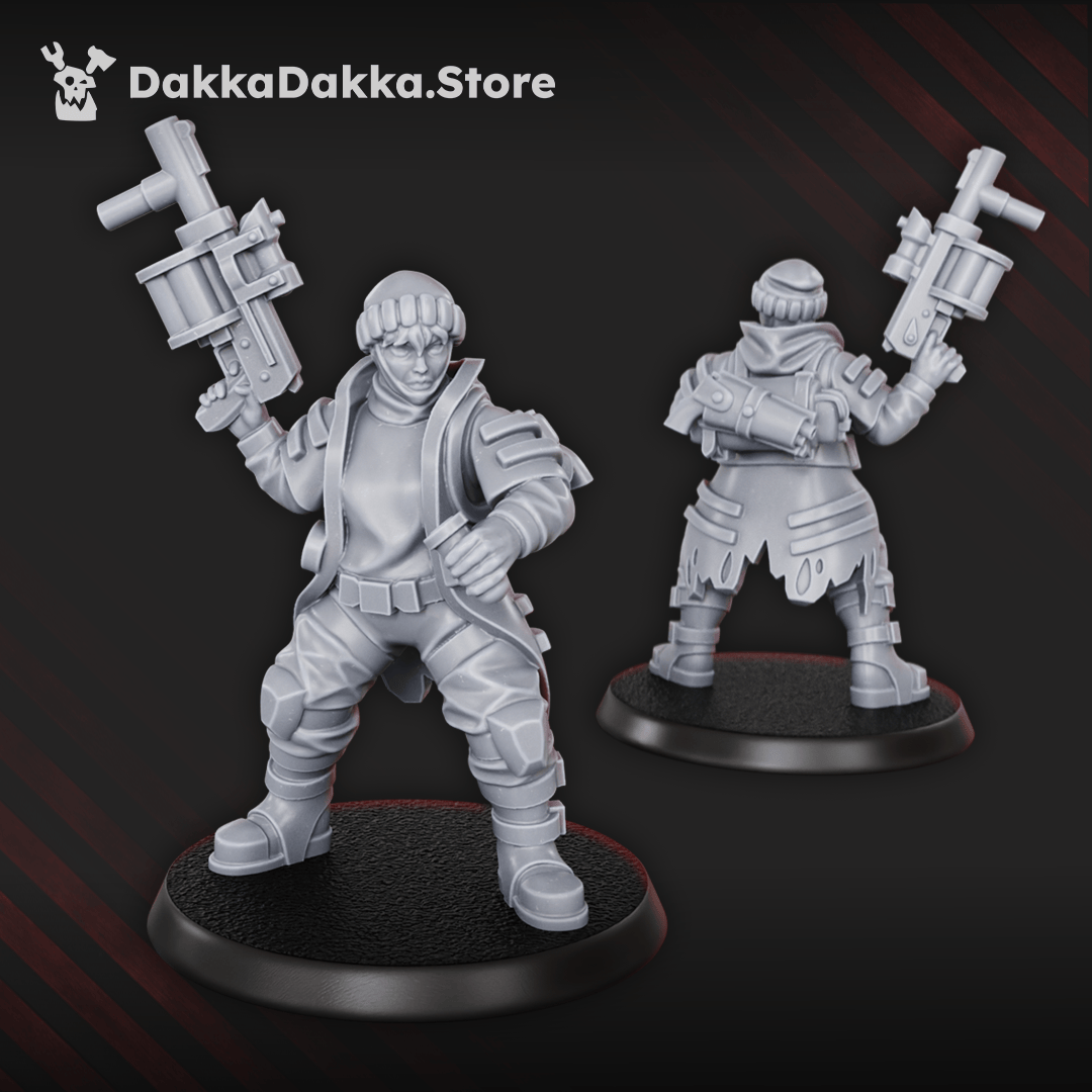 Tabletop Terrain Miniature The Alcat Rats Infantry Squad (x15)