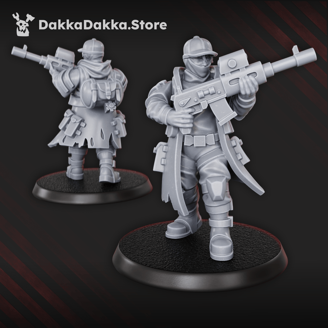 Tabletop Terrain Miniature The Alcat Rats Infantry Squad (x15)