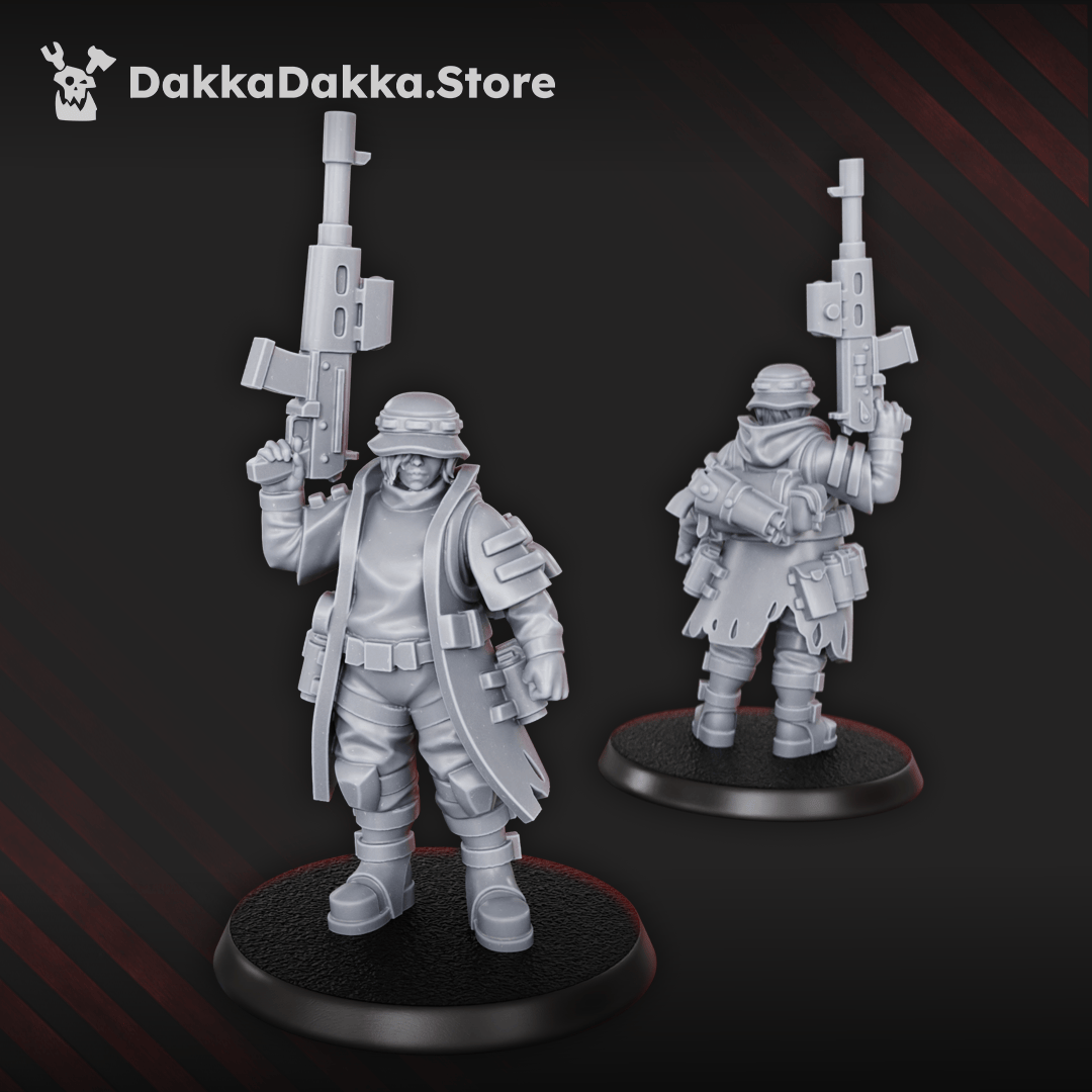Tabletop Terrain Miniature The Alcat Rats Infantry Squad (x15)