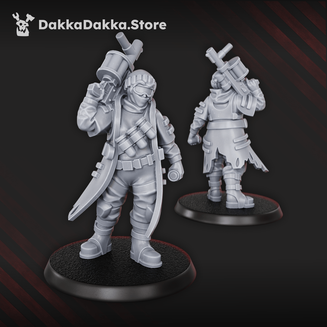 Tabletop Terrain Miniature The Alcat Rats Infantry Squad (x15)