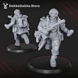 Tabletop Terrain Miniature The Alcat Rats Infantry Squad (x15)