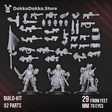 Tabletop Terrain Miniature The Alcat Rats Masters Squad (build kit)