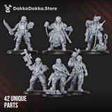 Tabletop Terrain Miniature The Alcat Rats Masters Squad (build kit)