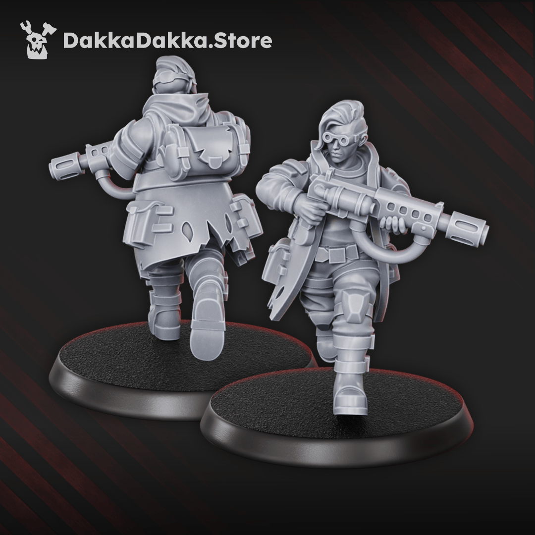 Tabletop Terrain Miniature The Alcat Rats Masters Squad (x5)