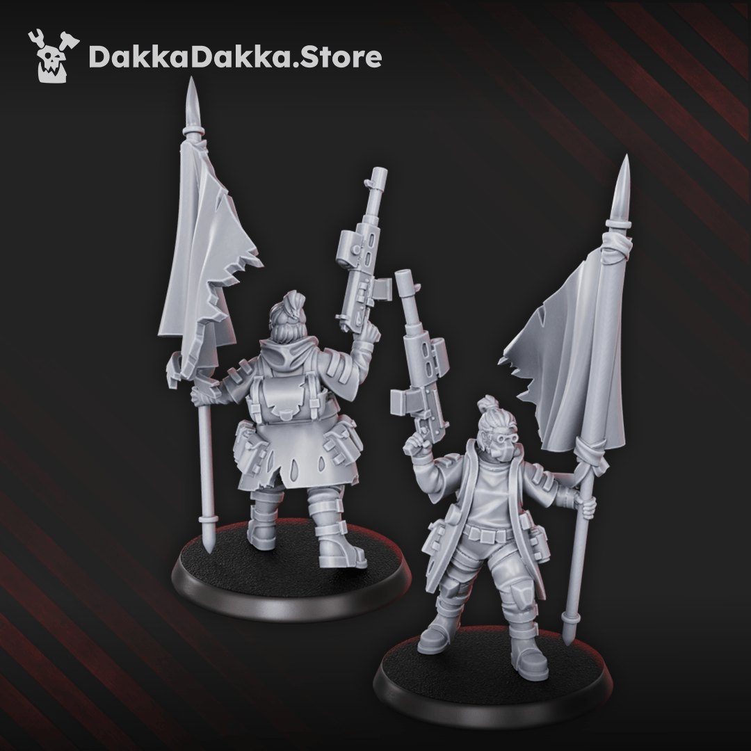 Tabletop Terrain Miniature The Alcat Rats Masters Squad (x5)