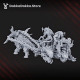 Tabletop Terrain Miniature The Chariot of Burnout