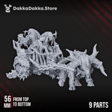 Tabletop Terrain Miniature The Chariot of Burnout