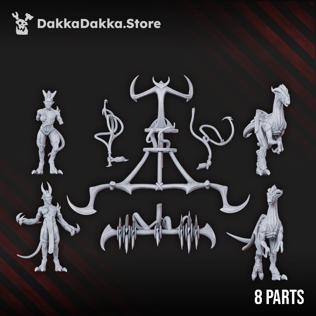 Tabletop Terrain Miniature The Chariot of Lust (version 1)