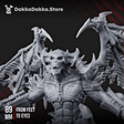 Tabletop Terrain Miniature The Chosen of the Crimson Lord