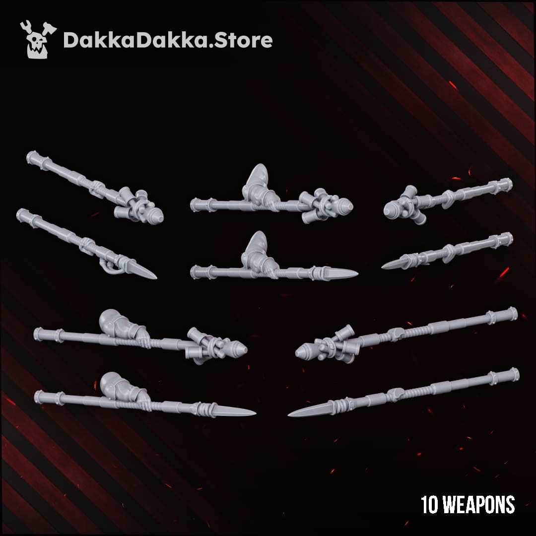 Tabletop Terrain Miniature The Doomsday Assault Riders (x5)