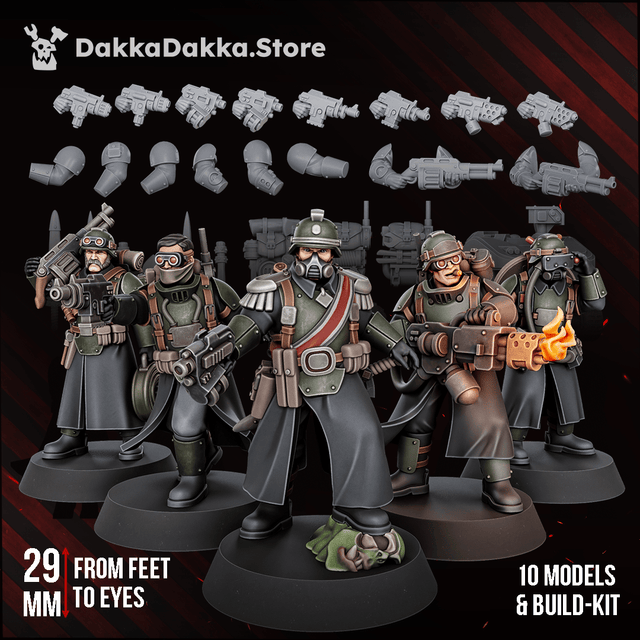 Tabletop Terrain Miniature The Doomsday Corps of Engineers (complete kit)