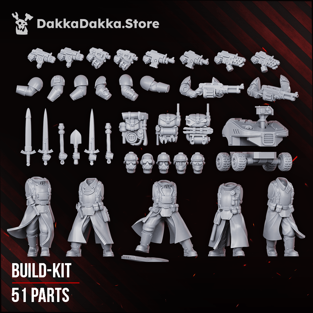 Tabletop Terrain Miniature The Doomsday Corps of Engineers (complete kit)