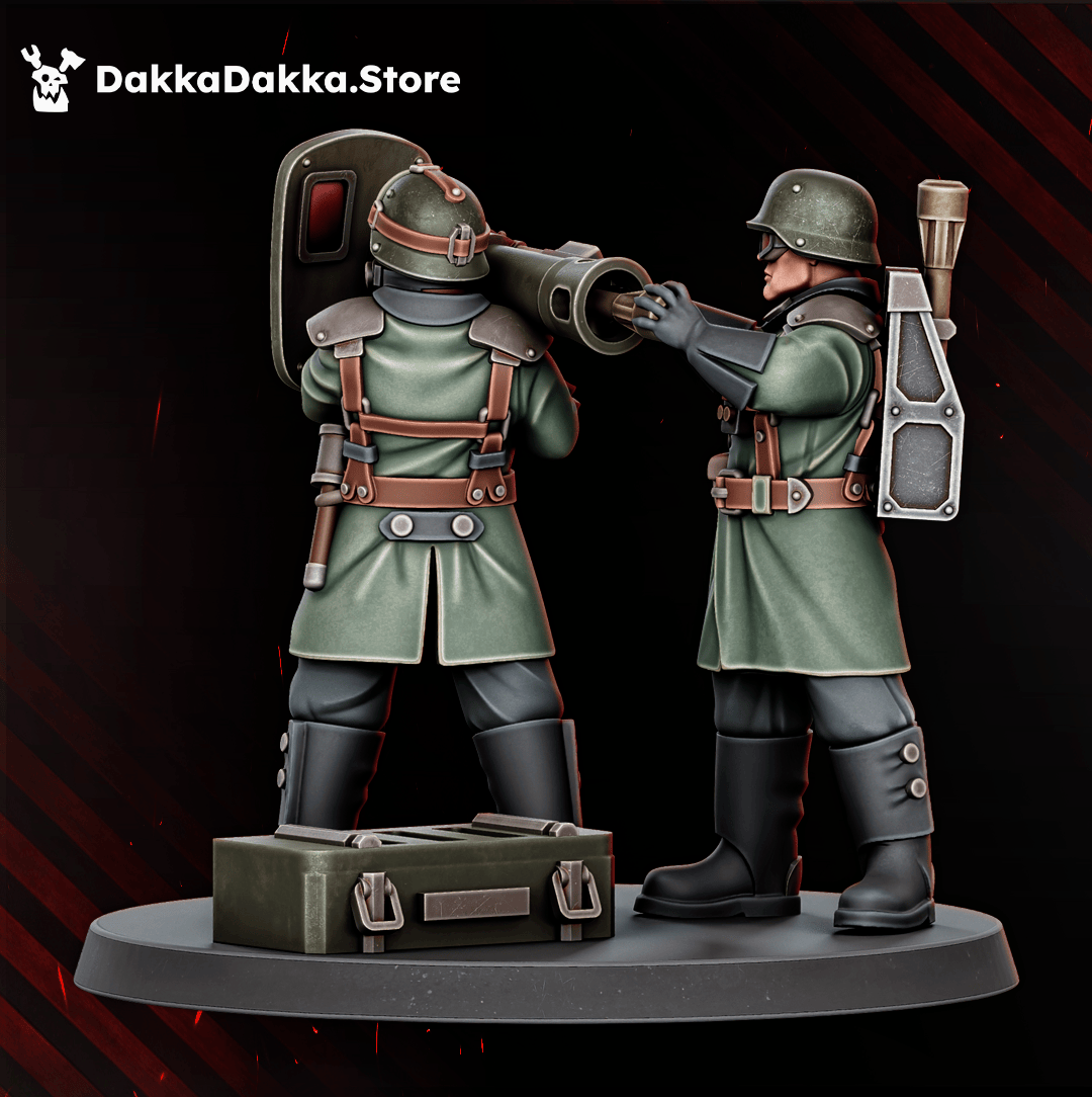 Tabletop Terrain Miniature The Doomsday Heavy Fire Support Squad