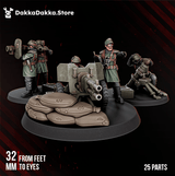 Tabletop Terrain Miniature The Doomsday Heavy Fire Support Squad