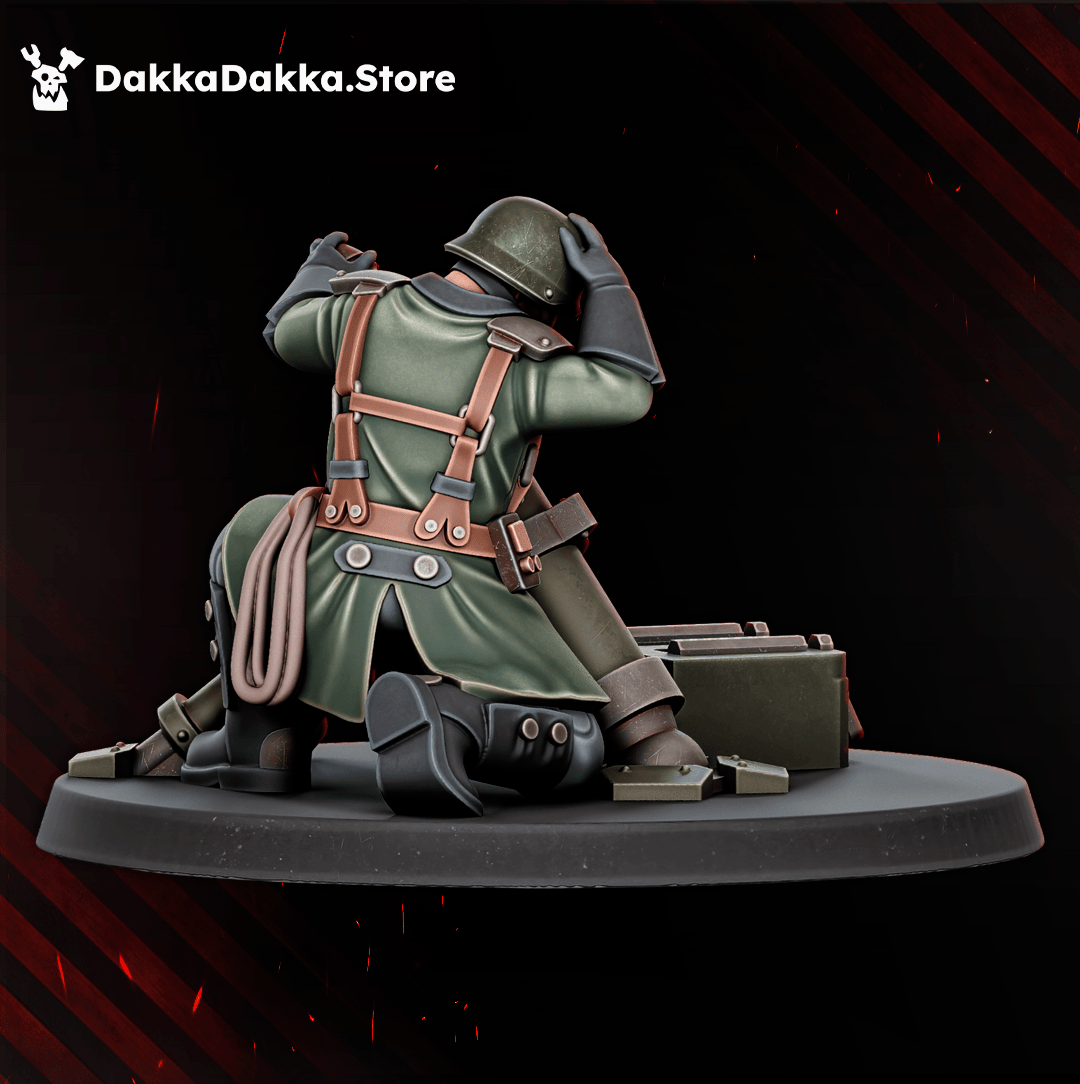 Tabletop Terrain Miniature The Doomsday Heavy Fire Support Squad
