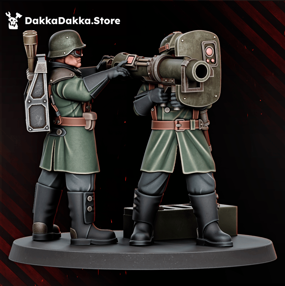 Tabletop Terrain Miniature The Doomsday Heavy Fire Support Squad
