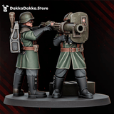 Tabletop Terrain Miniature The Doomsday Heavy Fire Support Squad