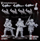 Tabletop Terrain Miniature The Doomsday Infantry Squad (build kit)