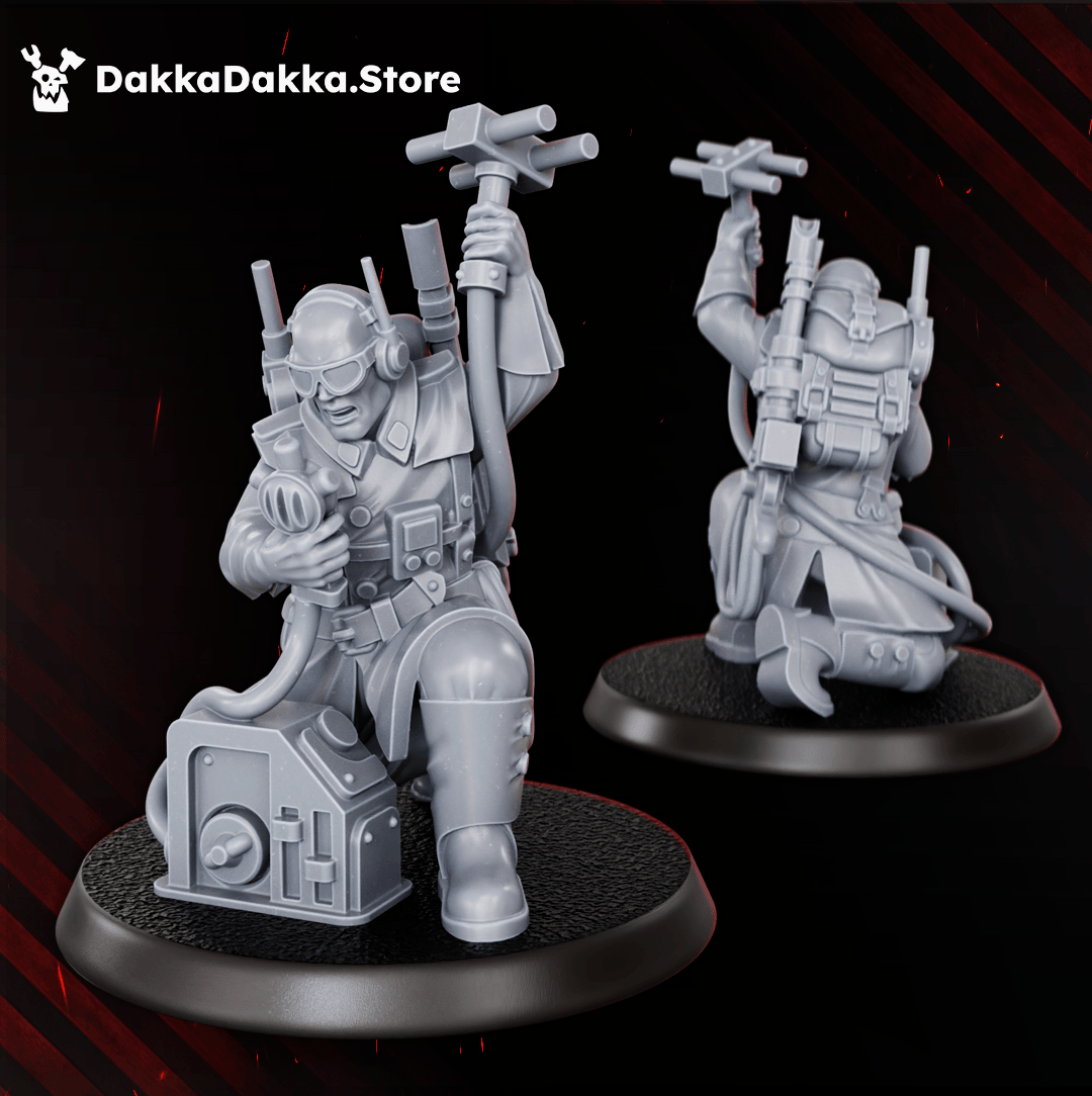 Tabletop Terrain Miniature The Doomsday Infantry Squad (x10)