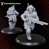 Tabletop Terrain Miniature The Doomsday Infantry Squad (x10)