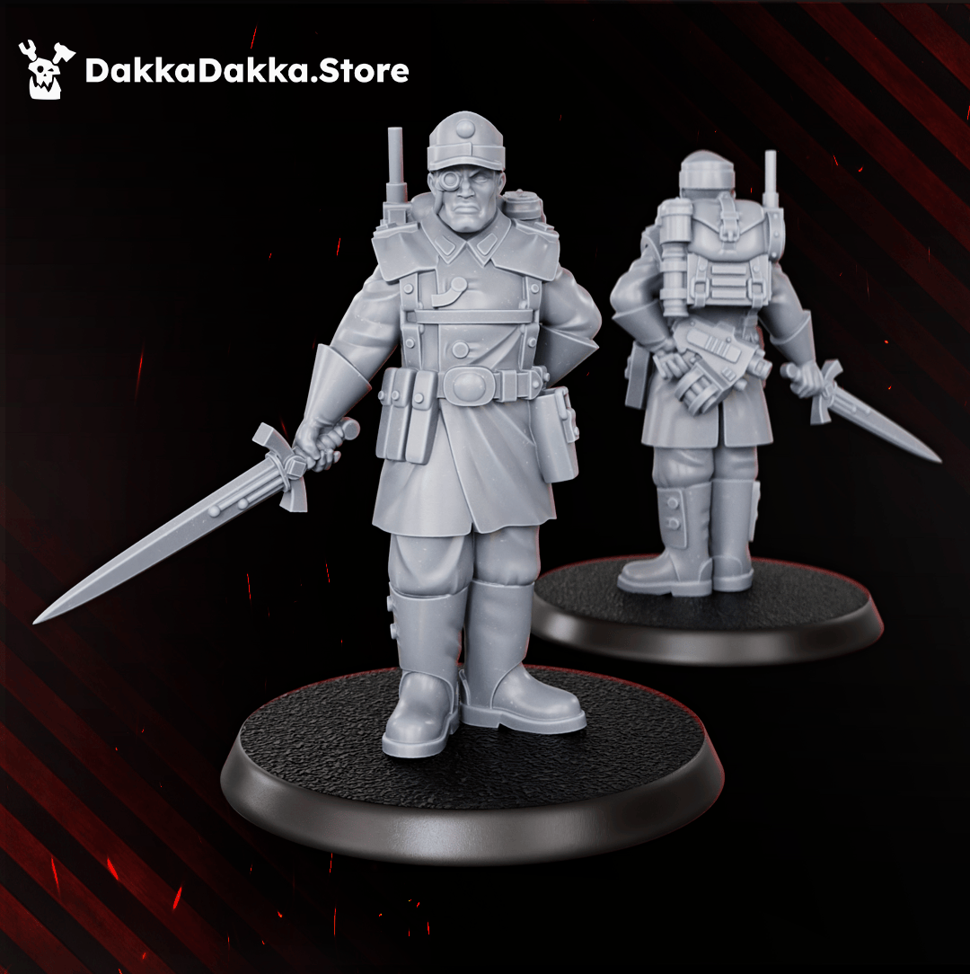 Tabletop Terrain Miniature The Doomsday Infantry Squad (x10)