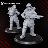 Tabletop Terrain Miniature The Doomsday Infantry Squad (x10)
