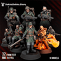 Tabletop Terrain Miniature The Doomsday Infantry Squad (x10)