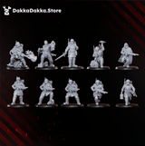 Tabletop Terrain Miniature The Doomsday Infantry Squad (x10)