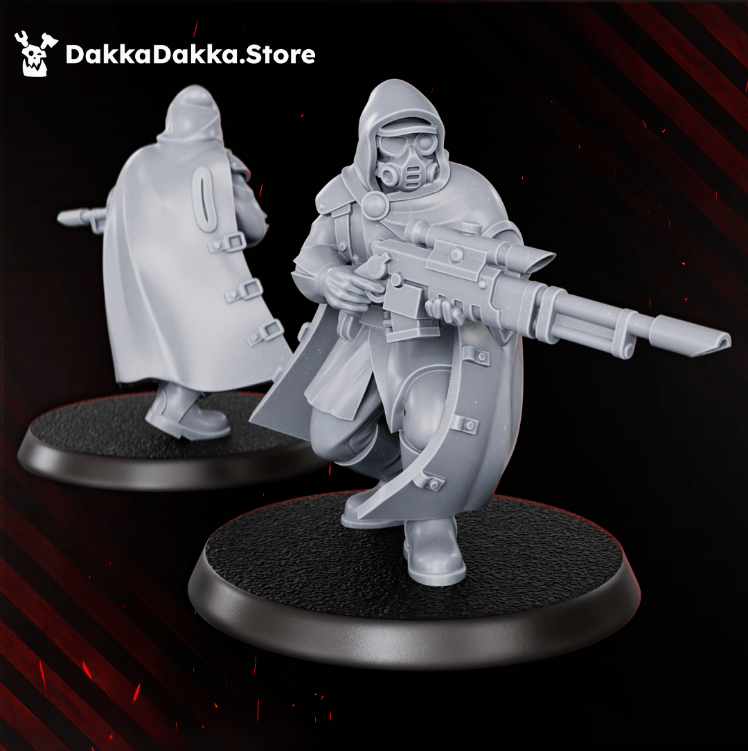 Tabletop Terrain Miniature The Doomsday Infantry Squad (x10)