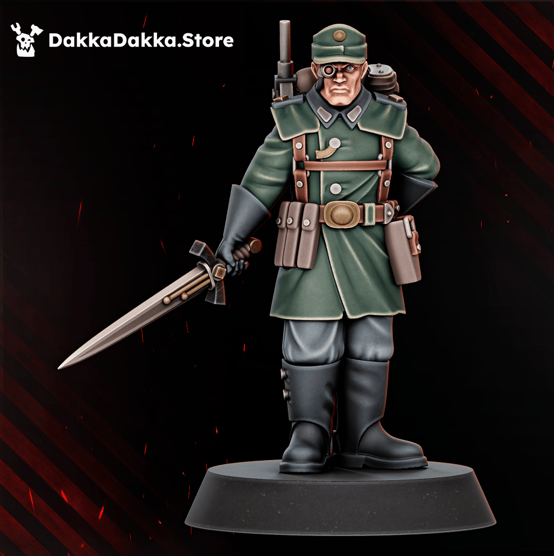 Tabletop Terrain Miniature The Doomsday Infantry Squad (x10)