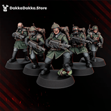 Tabletop Terrain Miniature The Doomsday Infantry Squad (x10)