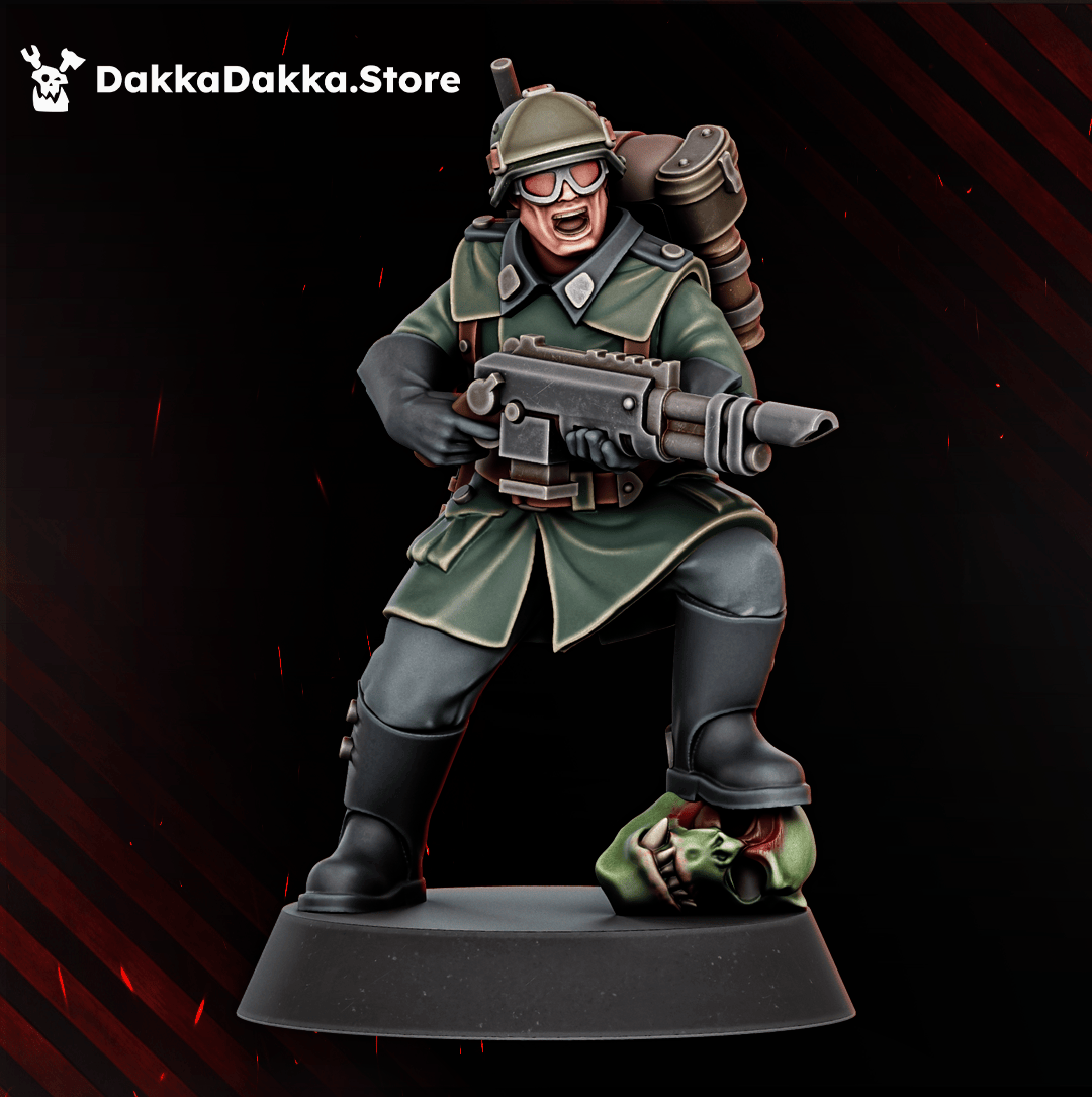 Tabletop Terrain Miniature The Doomsday Infantry Squad (x10)