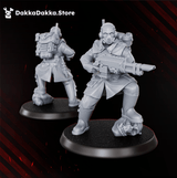 Tabletop Terrain Miniature The Doomsday Infantry Squad (x10)