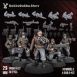 Tabletop Terrain Miniature The Doomsday Veterans Brigade (complete kit)