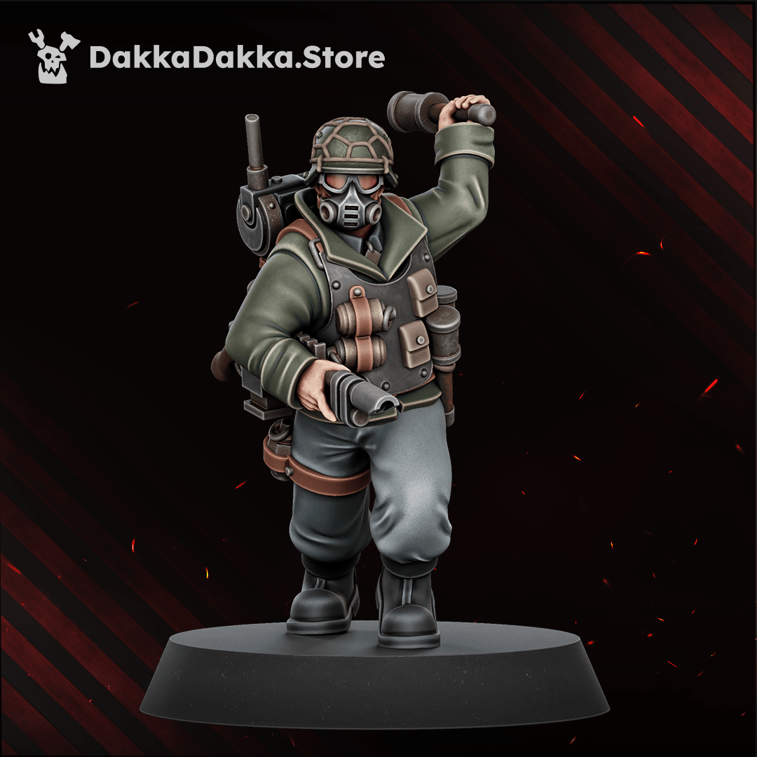 Tabletop Terrain Miniature The Doomsday Veterans Brigade (complete kit)