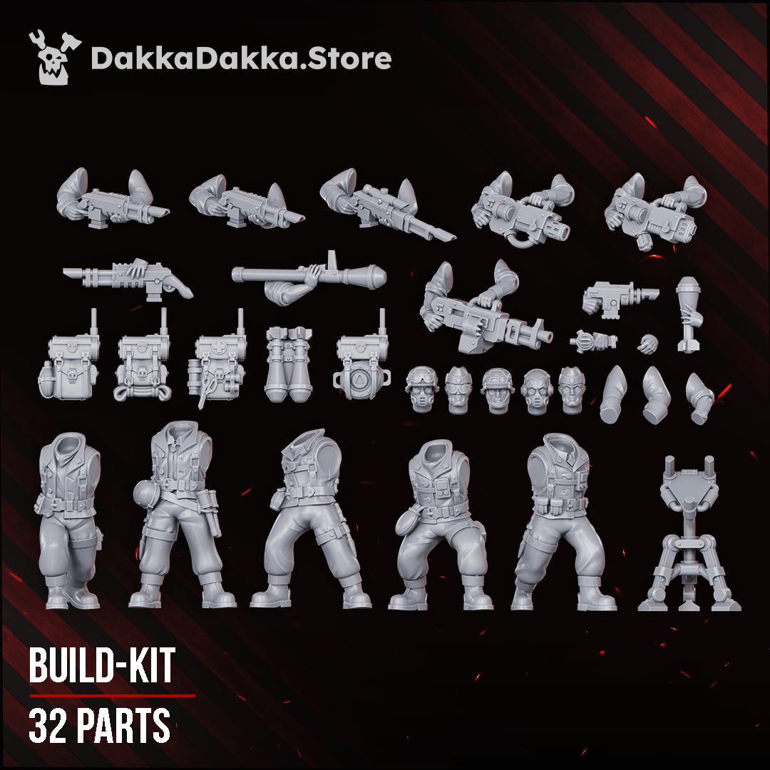 Tabletop Terrain Miniature The Doomsday Veterans Brigade (complete kit)
