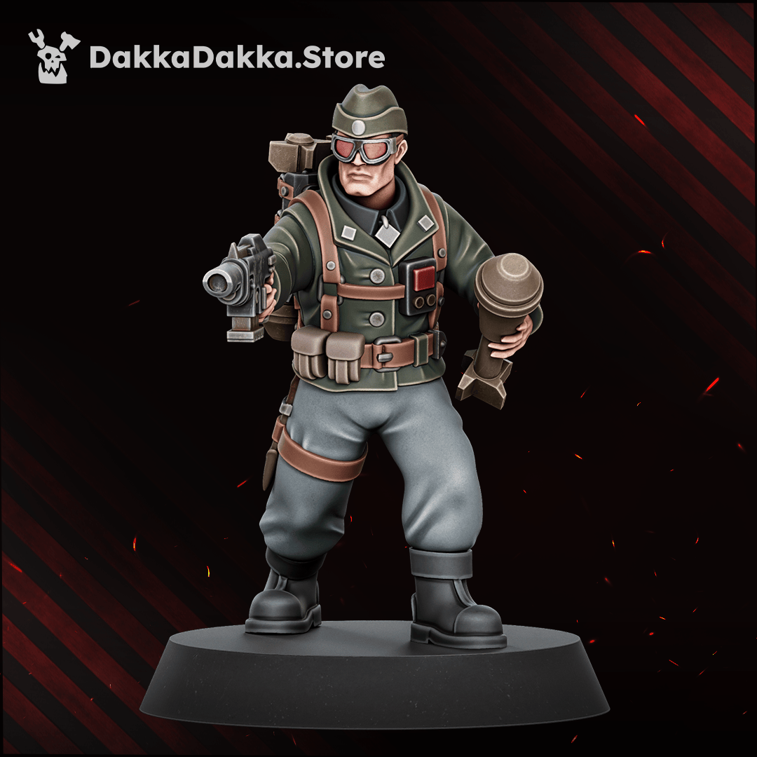 Tabletop Terrain Miniature The Doomsday Veterans Brigade (complete kit)