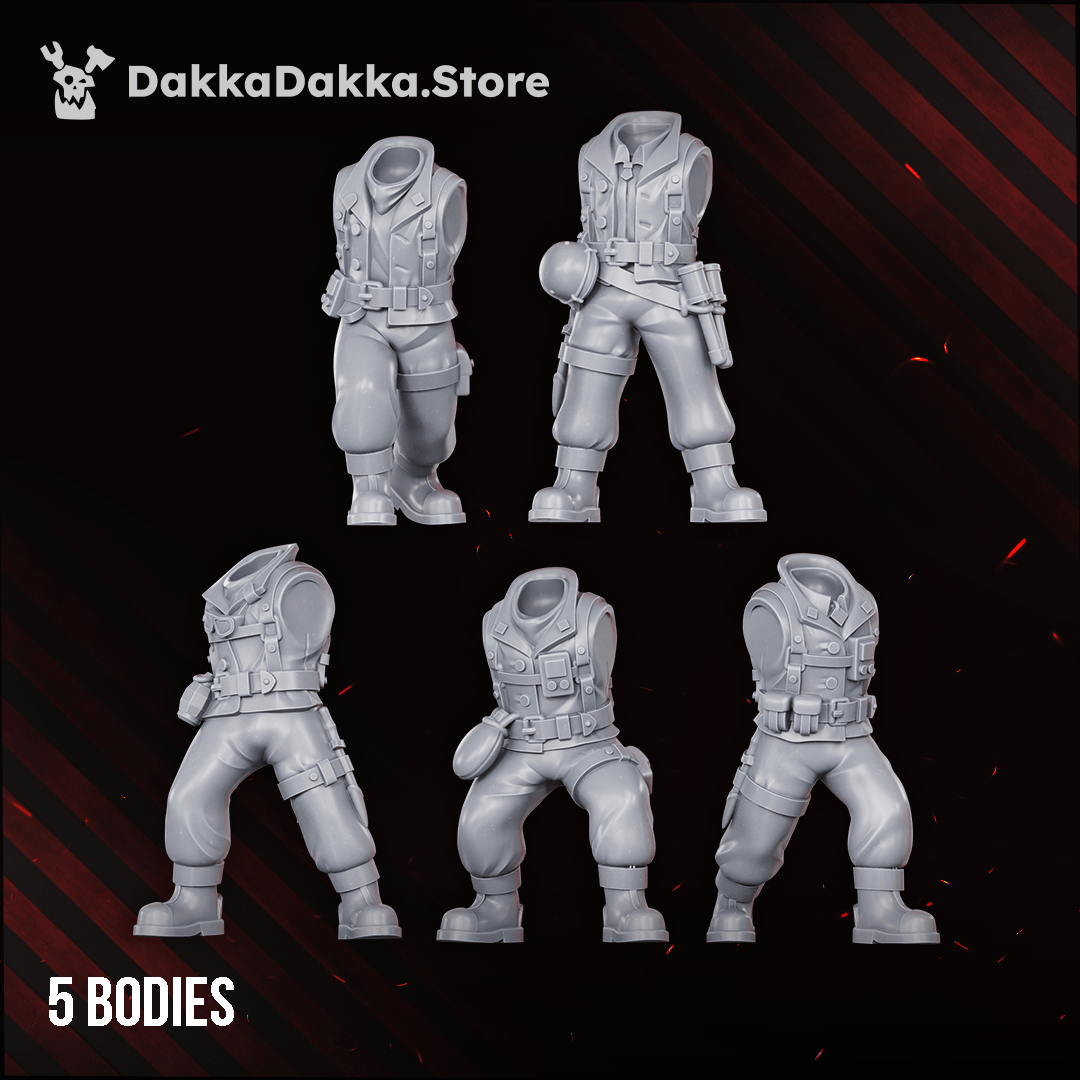 Tabletop Terrain Miniature The Doomsday Veterans Brigade (complete kit)