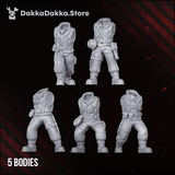 Tabletop Terrain Miniature The Doomsday Veterans Brigade (complete kit)