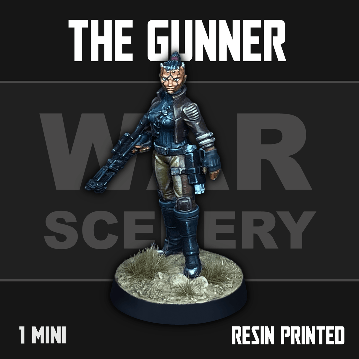 Tabletop Terrain Miniature The Gunner