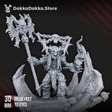 Tabletop Terrain Miniature The Harbinger of the Crimson Lord