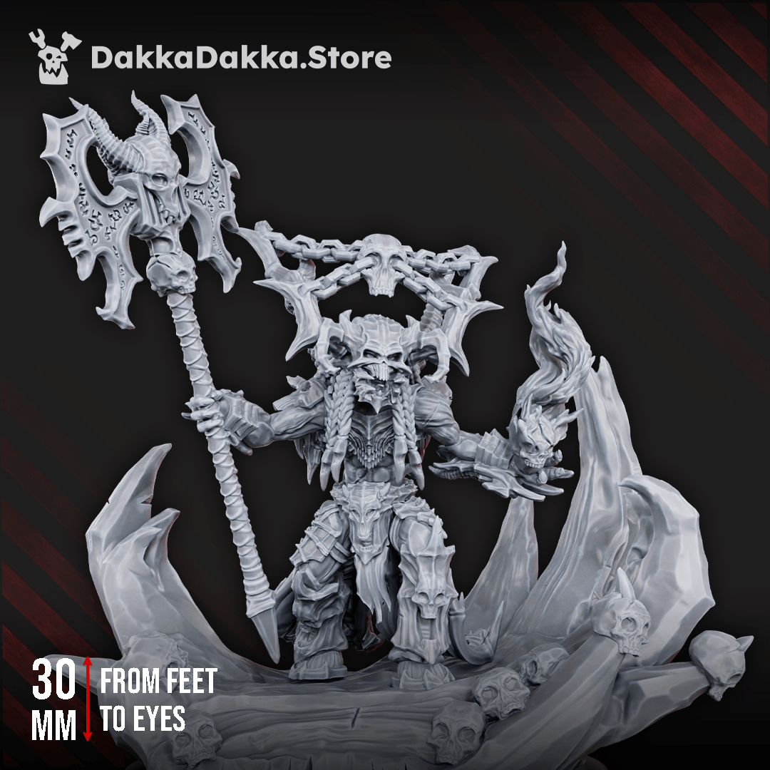 Tabletop Terrain Miniature The Harbinger of the Crimson Lord