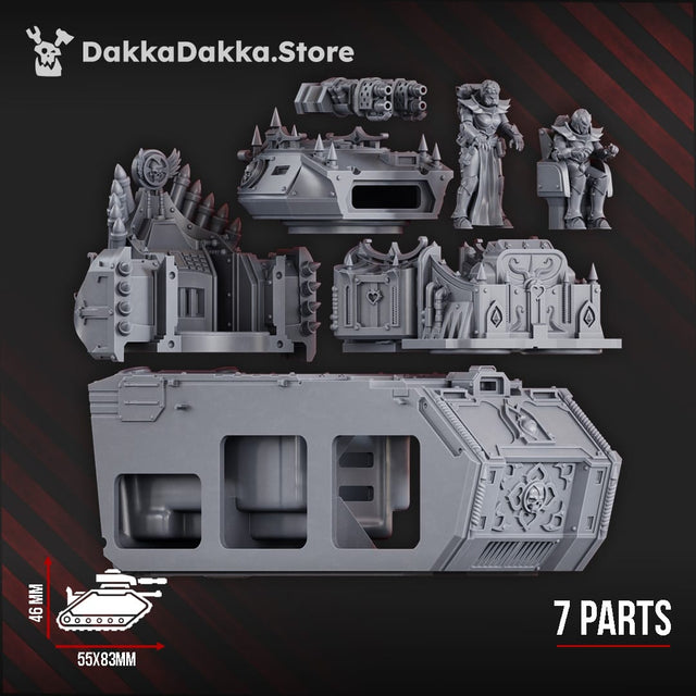 Tabletop Terrain Miniature The Ordine Vendetta APC Upgrade