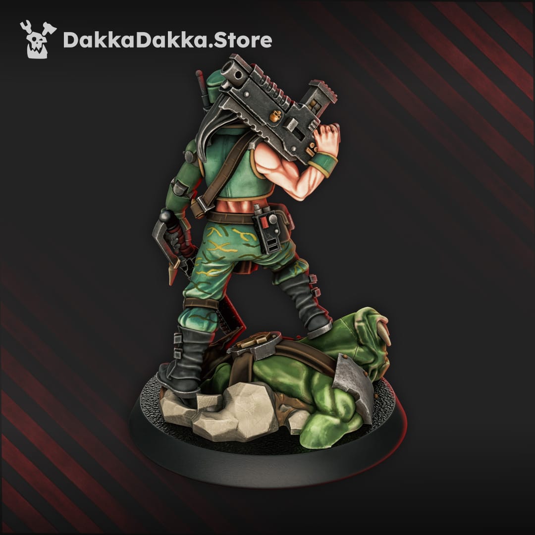 Tabletop Terrain Miniature The Ork Slayers Commander