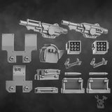 Tabletop Terrain Miniature The Orc Slayers Heavy Artillery Team