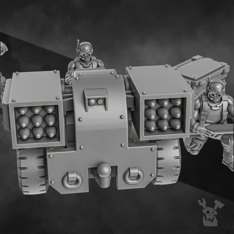 Tabletop Terrain Miniature The Orc Slayers Heavy Artillery Team