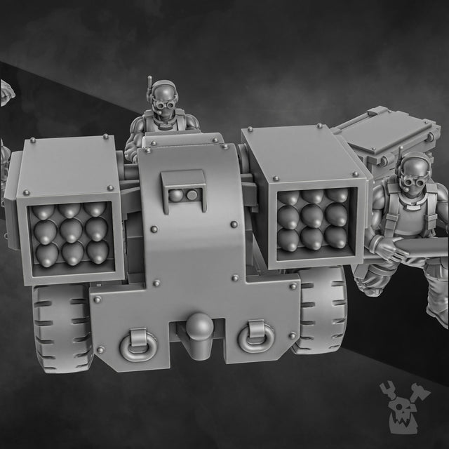 Tabletop Terrain Miniature The Orc Slayers Heavy Artillery Team
