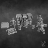 Tabletop Terrain Miniature The Orc Slayers Heavy Artillery Team