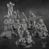 Tabletop Terrain Miniature The Ork Slayers Squad (build kit)