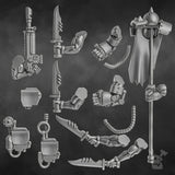 Tabletop Terrain Miniature The Ork Slayers Squad (build kit)